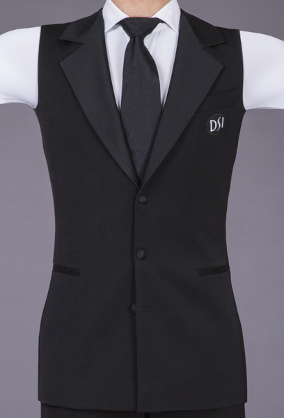 juvenile, junior and adult mens sleeveless ballroom dance and formal waistcoat jacket from dancewear for you australia free shipping, dancesport costume for boys and men